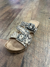 Load image into Gallery viewer, Triple Cheetah Strap Sandal
