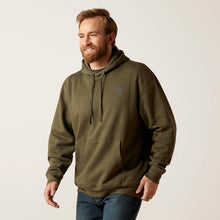 Load image into Gallery viewer, Ariat Men&#39;s Brine Olive Heather Faded Hoodie
