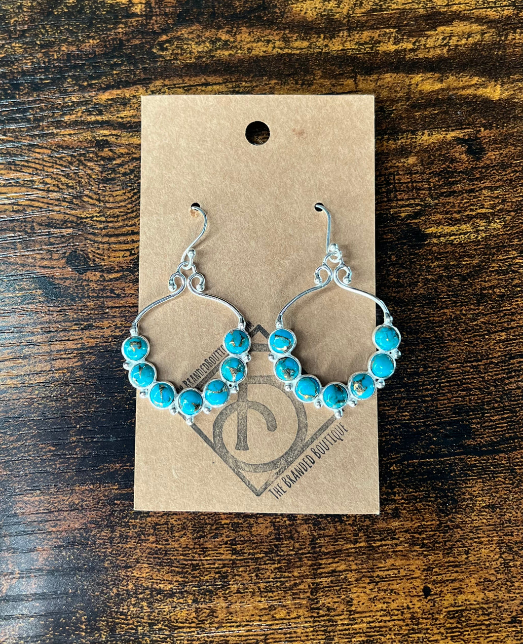 Copper Turquoise Earring - #500