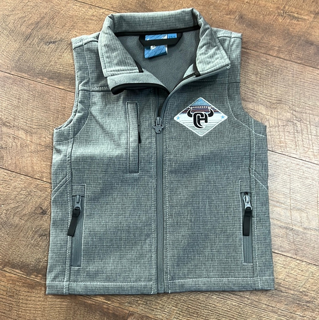 YOUTH Cowboy Hardware Built Tough Poly Shell Vest