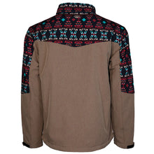 Load image into Gallery viewer, Hooey YOUTH Tan Aztec Softshell Jacket
