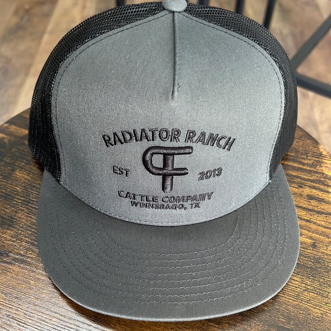 Radiator Ranch Flat Bill - Charcoal