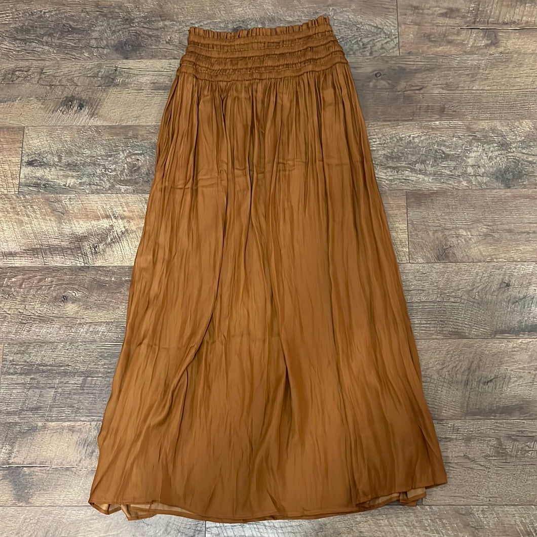 Flowy Burnt Orange Skirt
