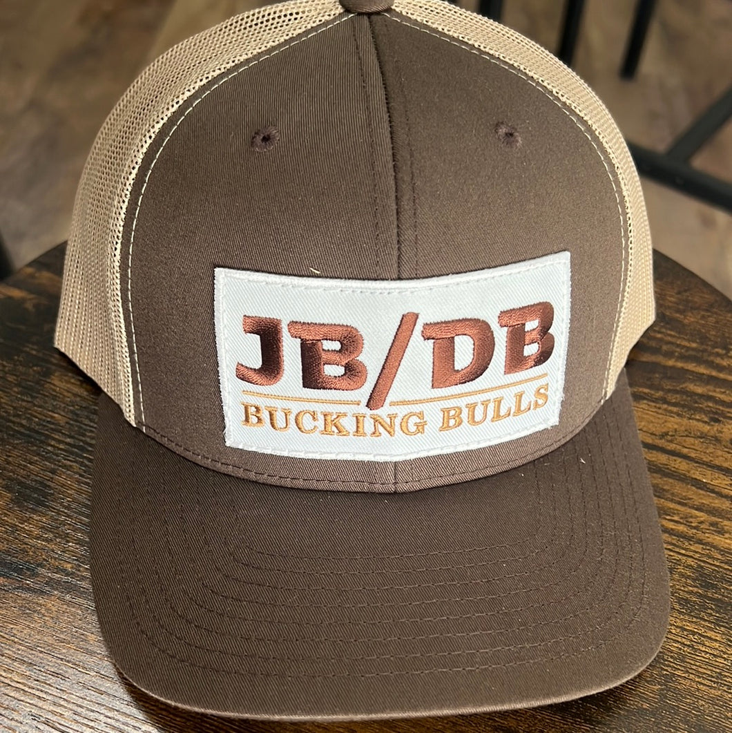 JB/DB Bucking Bulls Cap - Brown and Khaki