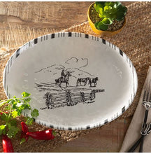 Load image into Gallery viewer, RANCH LIFE MELAMINE SERVING PLATTER
