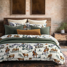Load image into Gallery viewer, RANCH LIFE REVERSIBLE BEDDING SET
