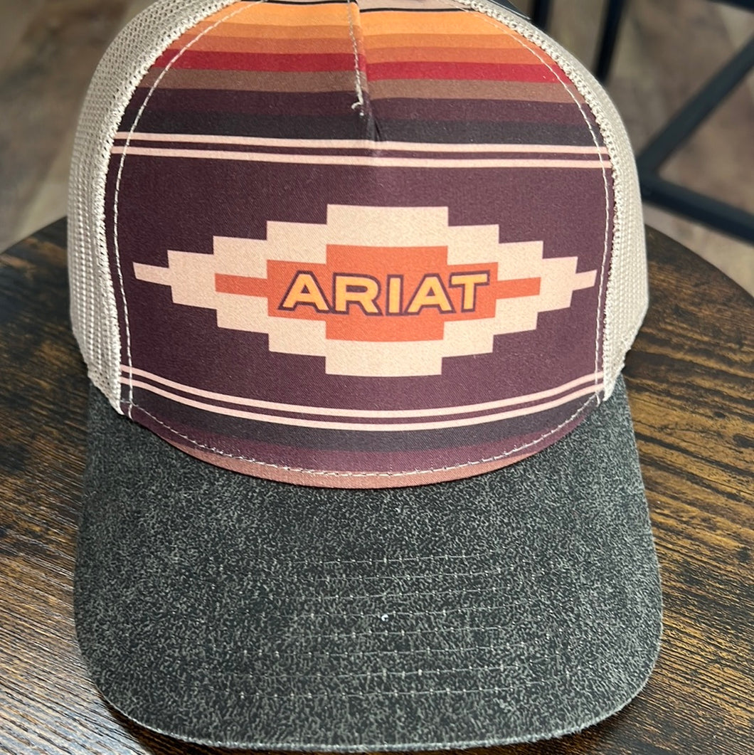 Ariat Desert Cap - Orange and Khaki