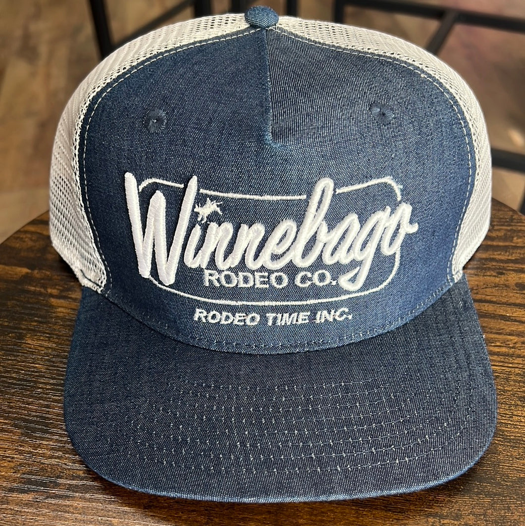 Winnebago Rodeo Co. Flat Bill - Denim Blue
