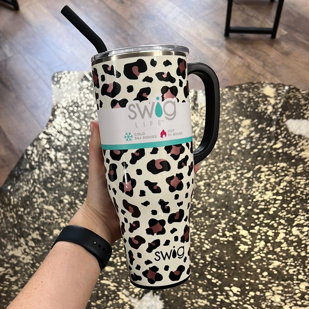 Luxy Leopard Travel Mug 40 oz
