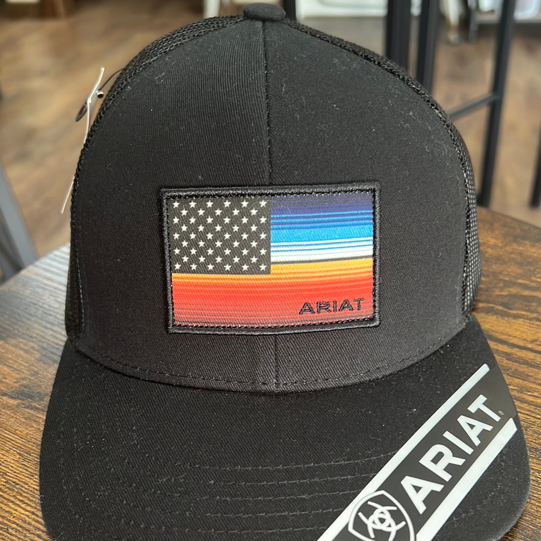 Ariat Desert Flag Patch Cap - Black
