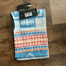 Load image into Gallery viewer, Turquoise Aztec Kitchen Towel
