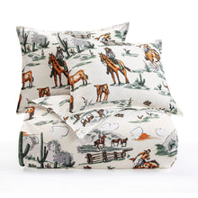Load image into Gallery viewer, RANCH LIFE REVERSIBLE BEDDING SET
