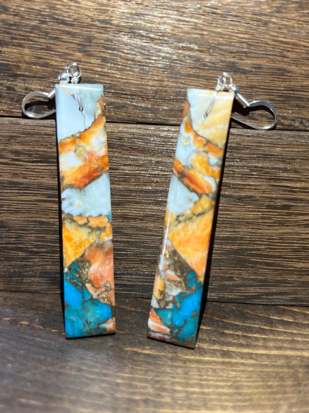 AUTHENTIC- Turquoise/ Spiny Drop Earrings