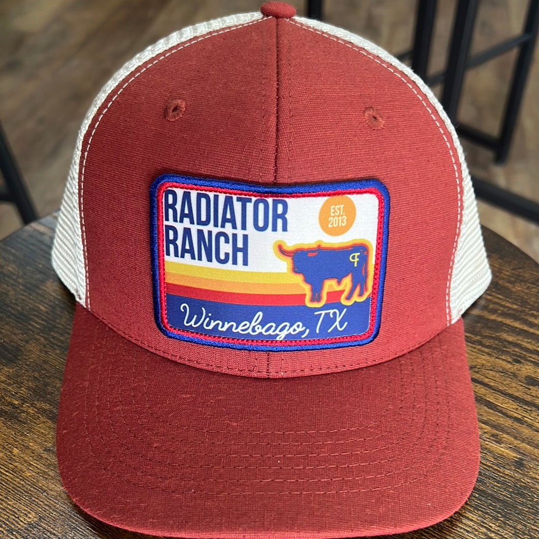 Radiator Ranch Patch Cap - Crimson