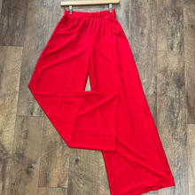 Load image into Gallery viewer, Red Palazzo Pants
