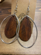 Load image into Gallery viewer, Wood Drop Earrings

