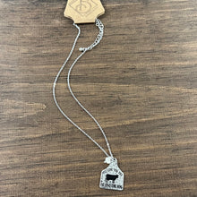 Load image into Gallery viewer, Till The Cows Come Home Cowtag Necklace
