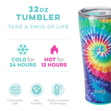 Load image into Gallery viewer, Swirled Peace Tumbler 32oz.
